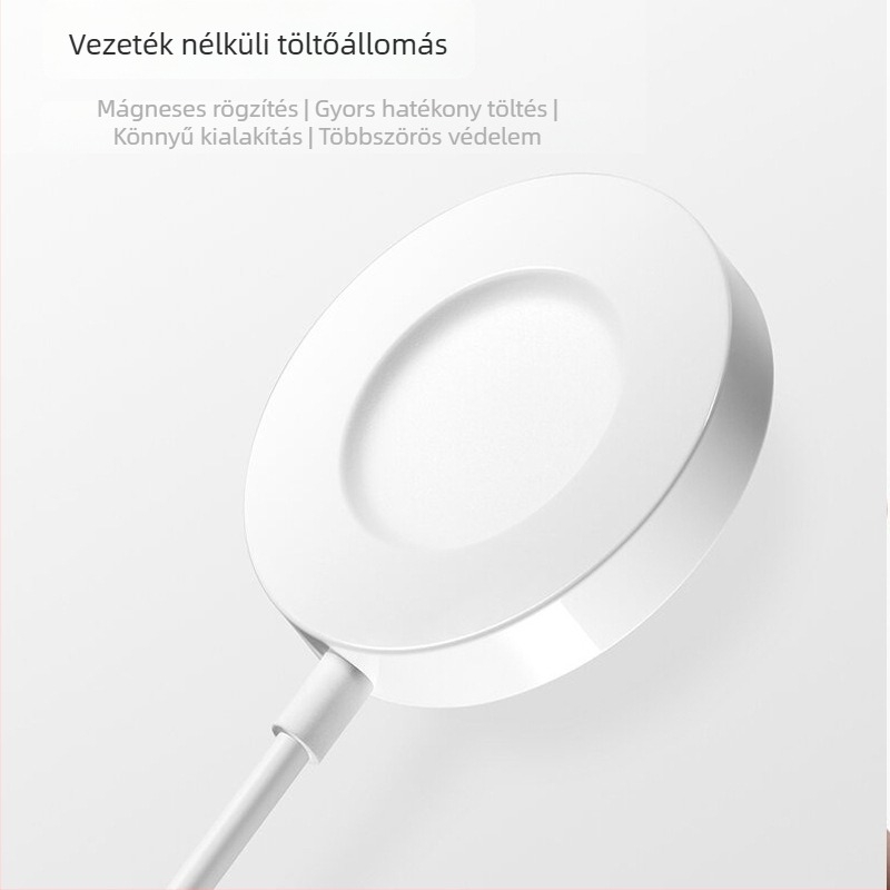 Vezeték nélküli mágneses töltő Xiaomi Watch S1 Pro-hoz — USB interfész, Aoshengda márka, karkötő töltőalap