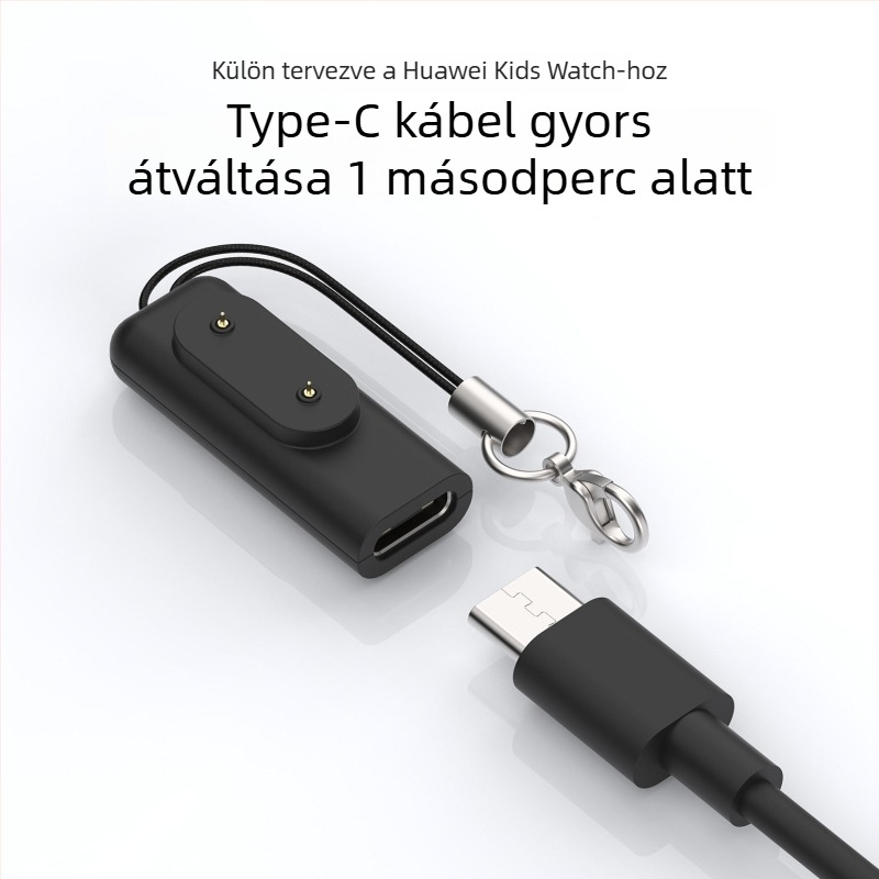 SIKAI Type-C mágneses töltőadapter Huawei gyermekóra 5Xpro/5X/4X/4Pro