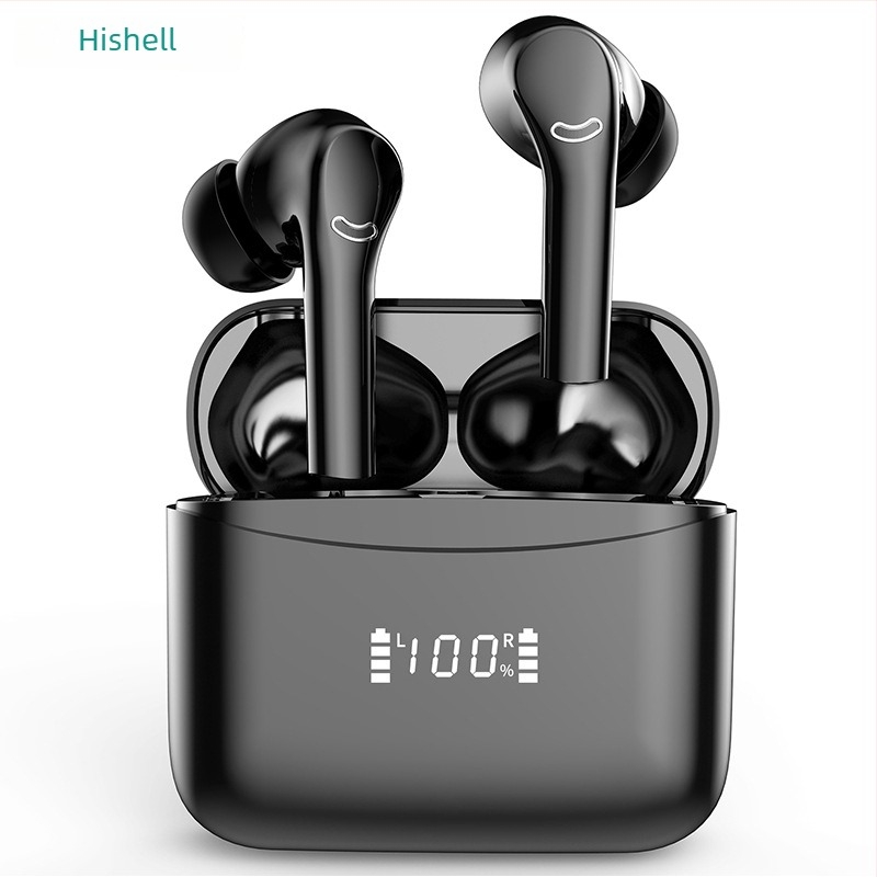 hishell j5 Pro Bluetooth fordító fejhallgató hangalapú párbeszéd-fordítással, többnyelvű támogatás, 10 m vezeték nélküli hatótávolság, érintéses vezérlés