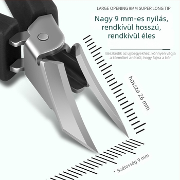 3 részes rozsdamentes acél körömvágó készlet ferde csússal és fröccsenés elleni kialakítással, tartalmaz üveg körömreszelőt