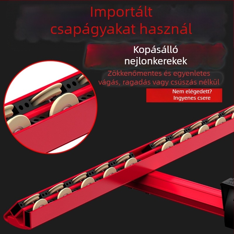 Sidno T-típusú üvegvágó görgőfejjel, drag knife kialakítás, vágófej üveghez és csempéhez
