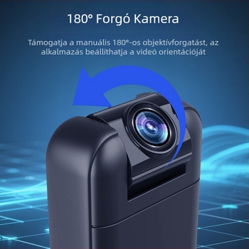 Okos kültéri kamera, 1080p, 4 mm objektív, éjszakai látás, beépített mikrofon, mobilalkalmazáson keresztüli vezérlés, felhőalapú tárolás