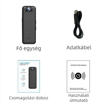 Okos kültéri kamera, 1080p, 4 mm objektív, éjszakai látás, beépített mikrofon, mobilalkalmazáson keresztüli vezérlés, felhőalapú tárolás