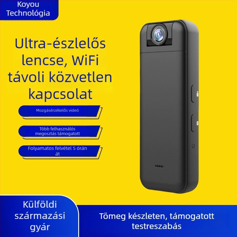 Okos kültéri kamera, 1080p, 4 mm objektív, éjszakai látás, beépített mikrofon, mobilalkalmazáson keresztüli vezérlés, felhőalapú tárolás