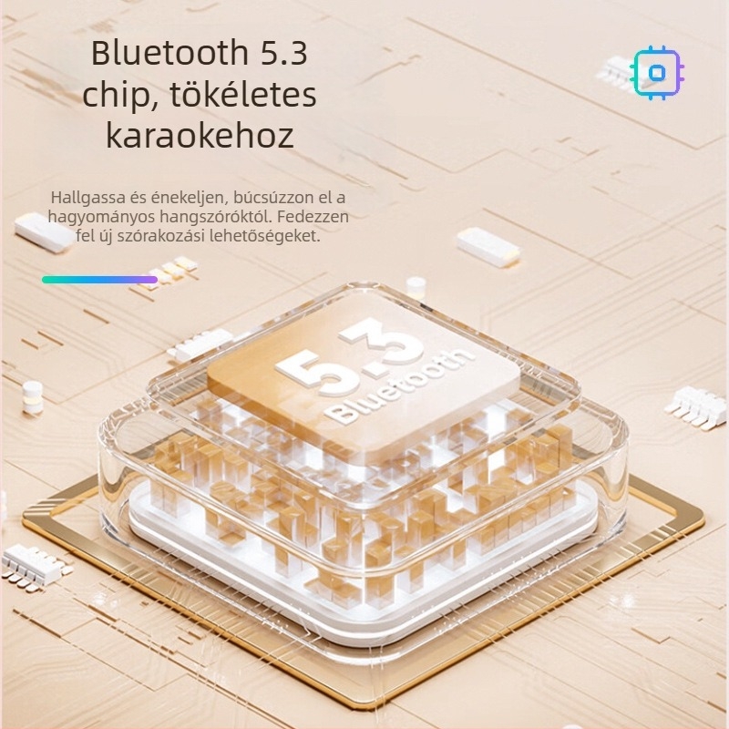 Bluetooth karaoke hangrendszer csillagos ég vetítéssel – mindent egyben mikrofonnal, kültéri készlet