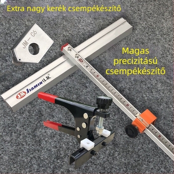 Csempevágó eszköz kerékkel tolóval és erős fogókkal – sokoldalú eszköz vastag padlólapok vágására és jelölésére