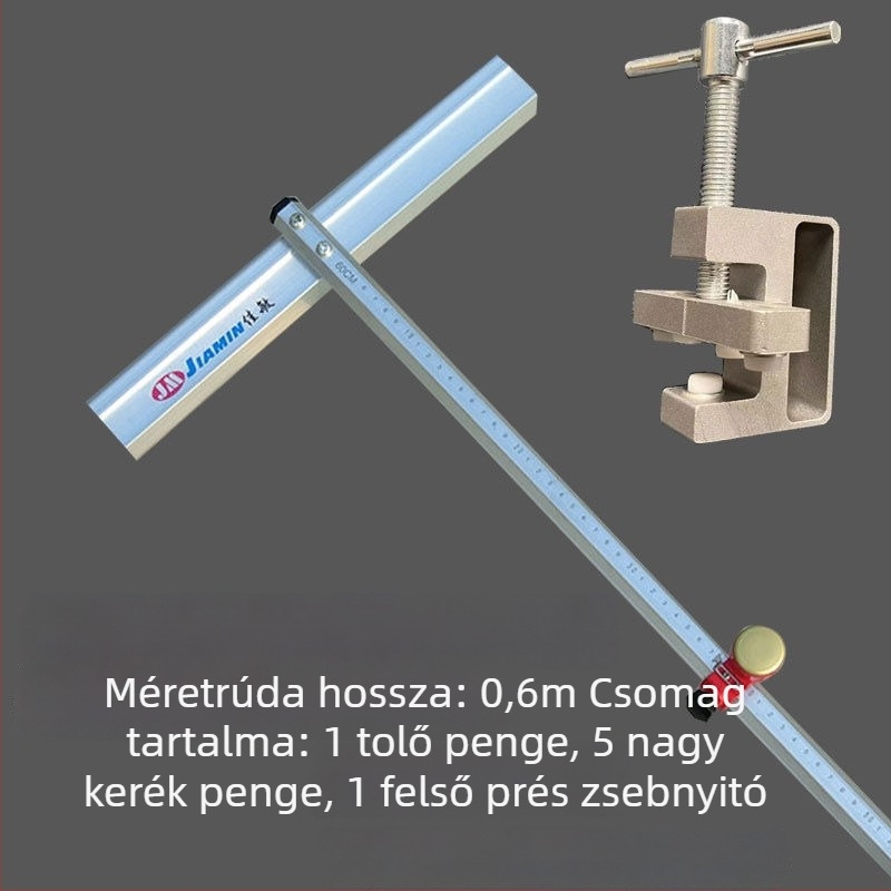 Csempevágó eszköz kerékkel tolóval és erős fogókkal – sokoldalú eszköz vastag padlólapok vágására és jelölésére