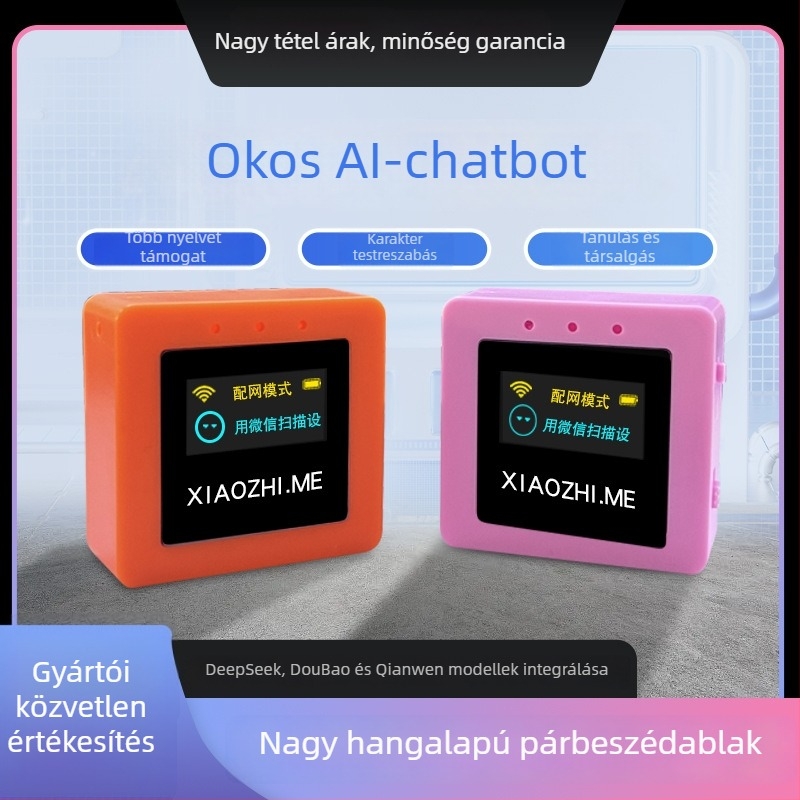 Wenhui C3 AI beszédalapú chatrobot — műanyag ház, csatlakoztatott üzemmód, intelligens chatbot társ