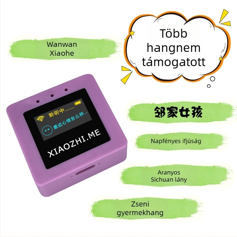 Wenhui C3 AI beszédalapú chatrobot — műanyag ház, csatlakoztatott üzemmód, intelligens chatbot társ
