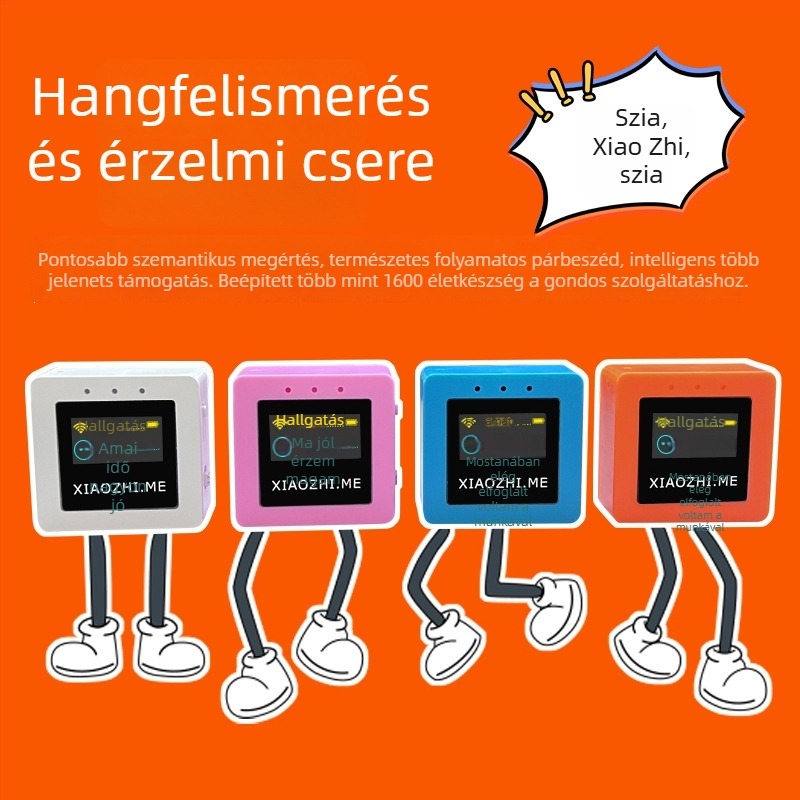 Wenhui C3 AI beszédalapú chatrobot — műanyag ház, csatlakoztatott üzemmód, intelligens chatbot társ