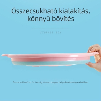 Összecsukható gyerek mosdóállvány - karikatúra dizájn, műanyag, bruttó tömeg 0.5 kg, 2021 nyarán bemutatva