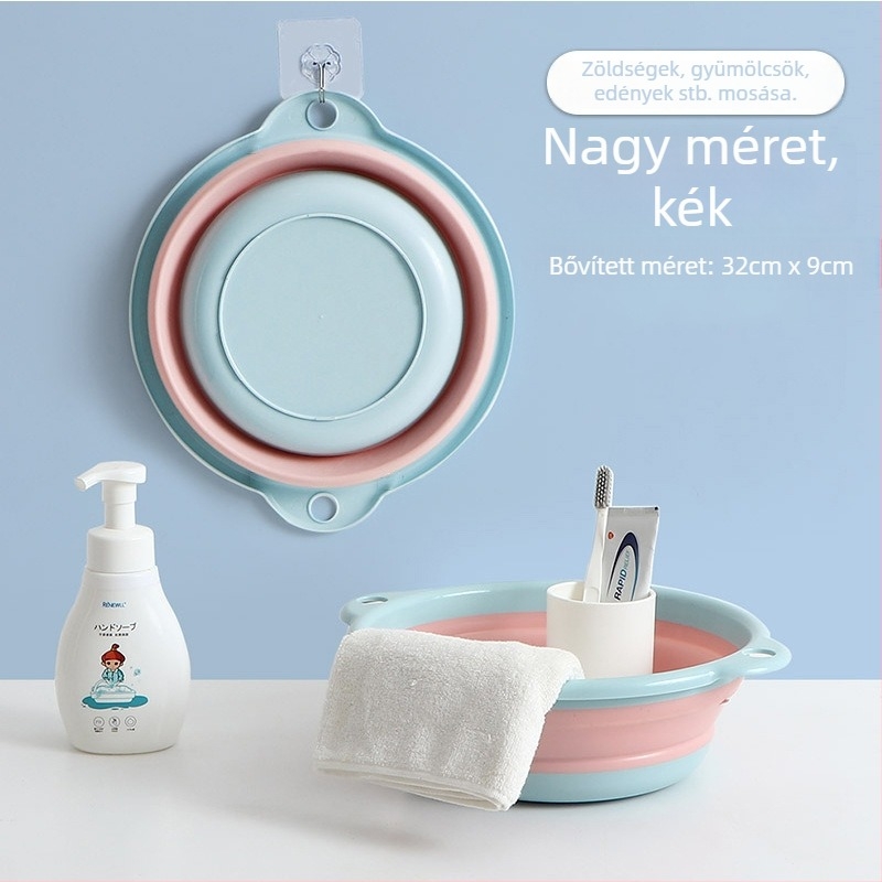 Összecsukható gyerek mosdóállvány - karikatúra dizájn, műanyag, bruttó tömeg 0.5 kg, 2021 nyarán bemutatva