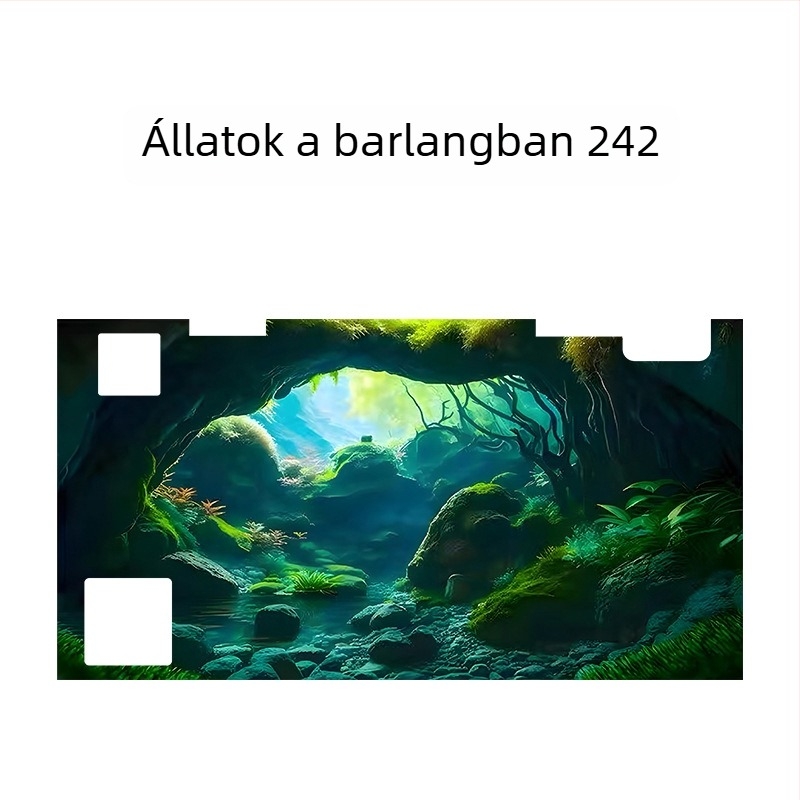 Akvárium háttér - akril, mini forma, tájépítés dekoráció, fő cél: akvárium tájépítés, funkció: egyéb