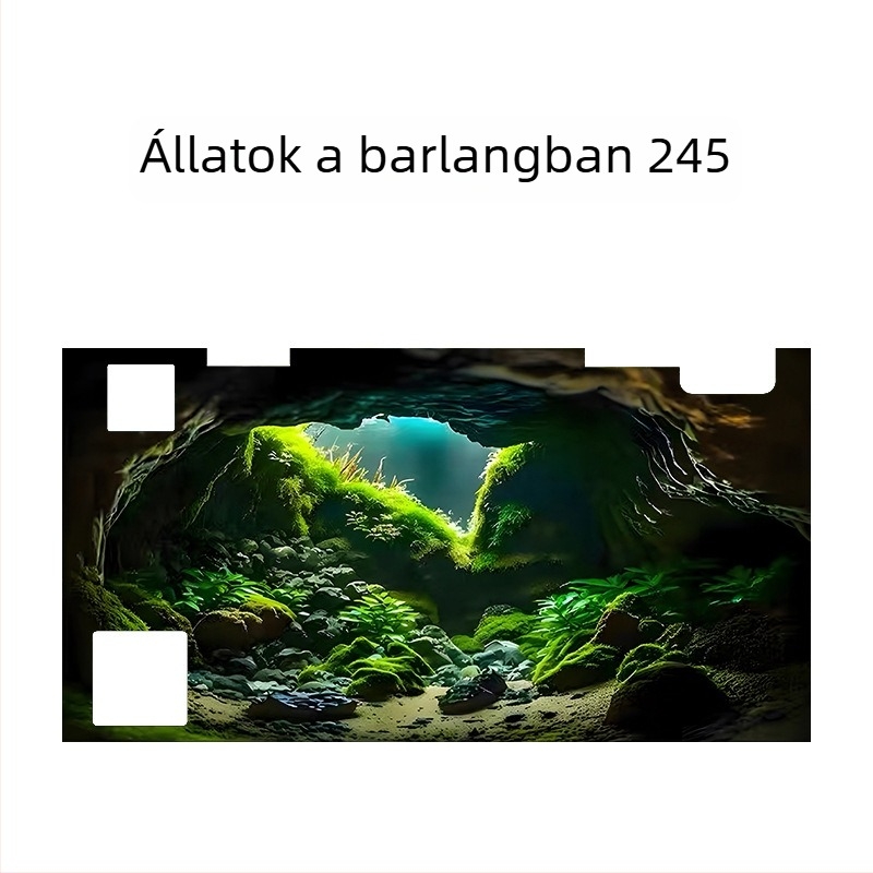 Akvárium háttér - akril, mini forma, tájépítés dekoráció, fő cél: akvárium tájépítés, funkció: egyéb