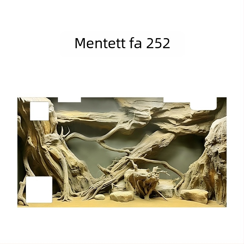 Akvárium háttér - akril, mini forma, tájépítés dekoráció, fő cél: akvárium tájépítés, funkció: egyéb