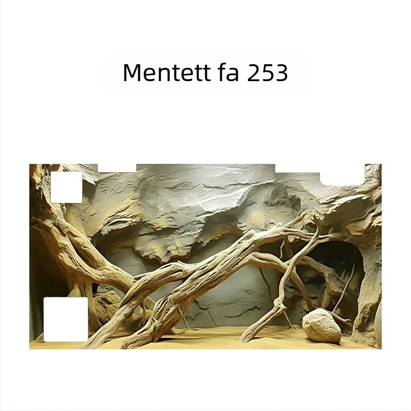 Akvárium háttér - akril, mini forma, tájépítés dekoráció, fő cél: akvárium tájépítés, funkció: egyéb