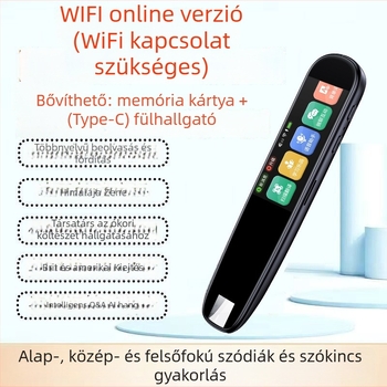 Olvasó toll S4, műanyag tokozás, 5V tápegység, újratölthető lítium akkumulátor