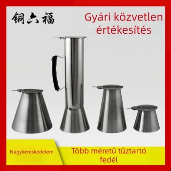 Szén-hőt-pot hőmérséklet-szabályozó sapka, rozsdamentes acél, kapacitás 2,1–4 L, elektromos nélkül