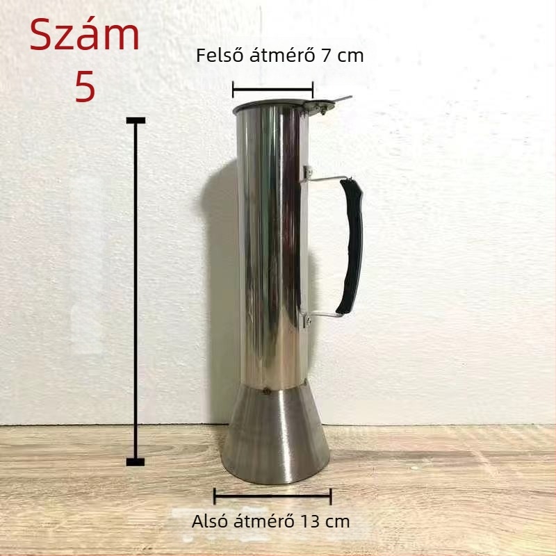 Szén-hőt-pot hőmérséklet-szabályozó sapka, rozsdamentes acél, kapacitás 2,1–4 L, elektromos nélkül