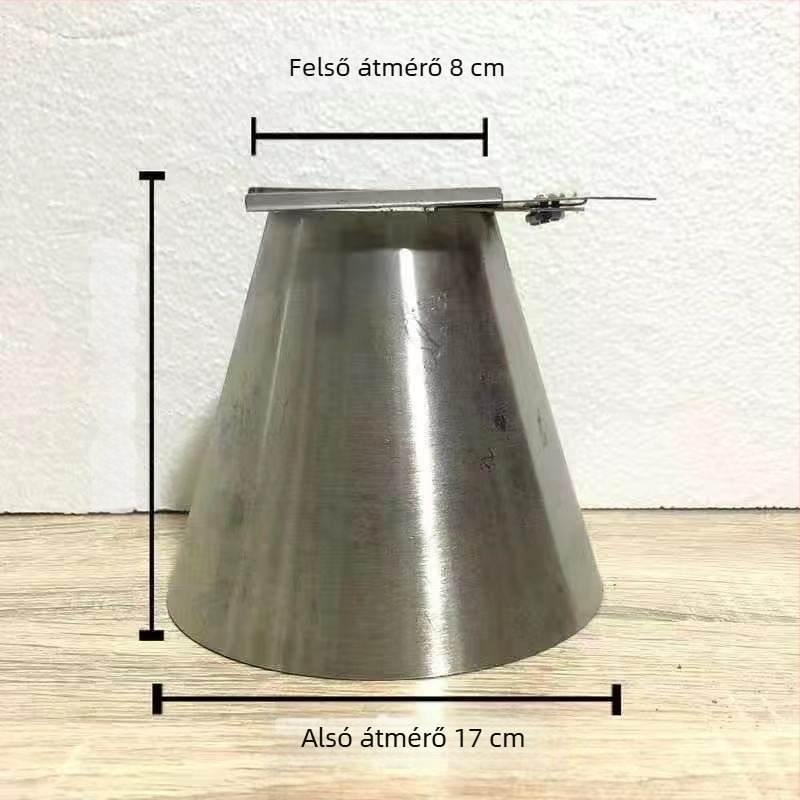 Szén-hőt-pot hőmérséklet-szabályozó sapka, rozsdamentes acél, kapacitás 2,1–4 L, elektromos nélkül