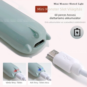 Yixijia 510# kézben tartható mini körömlámpa – gyors száradás, kettős tápegység (plug-in / újratölthető akkumulátor), Guangzhou