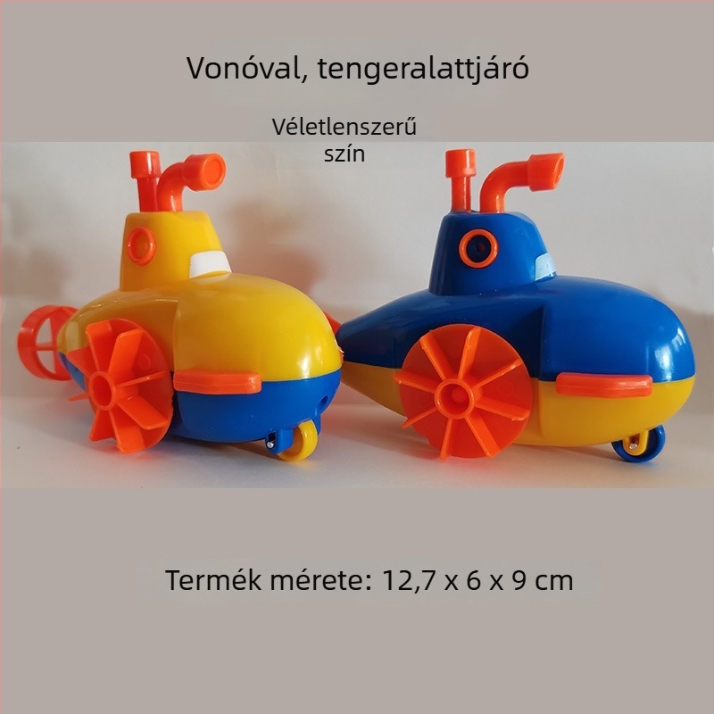 Műanyag vízi játék — wind-up mechanizmusú gyorshajó, jacht és vitorláshajó gyerekeknek (4–6 évesek)