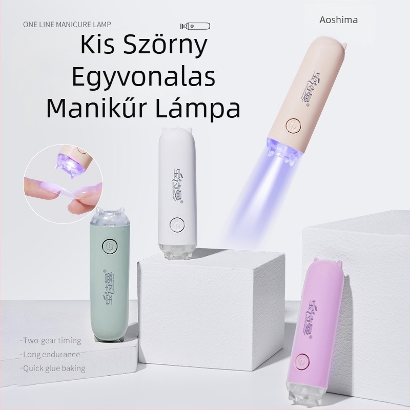 Baoshiman kézbe tartható körömlámpa, modell Default items, hordozható, újratölthető, mini gyorsszárító, egylábas dizájn, Guangzhou eredet