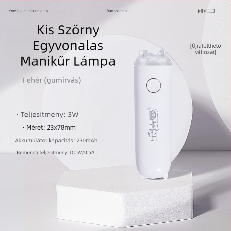Baoshiman kézbe tartható körömlámpa, modell Default items, hordozható, újratölthető, mini gyorsszárító, egylábas dizájn, Guangzhou eredet