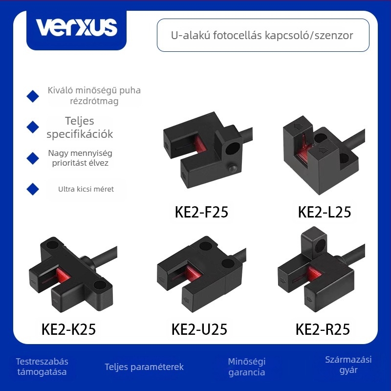 Wei Ruisen csatornaszerű fotóelektromos érzékelő, 25-ös sorozat, U-beam