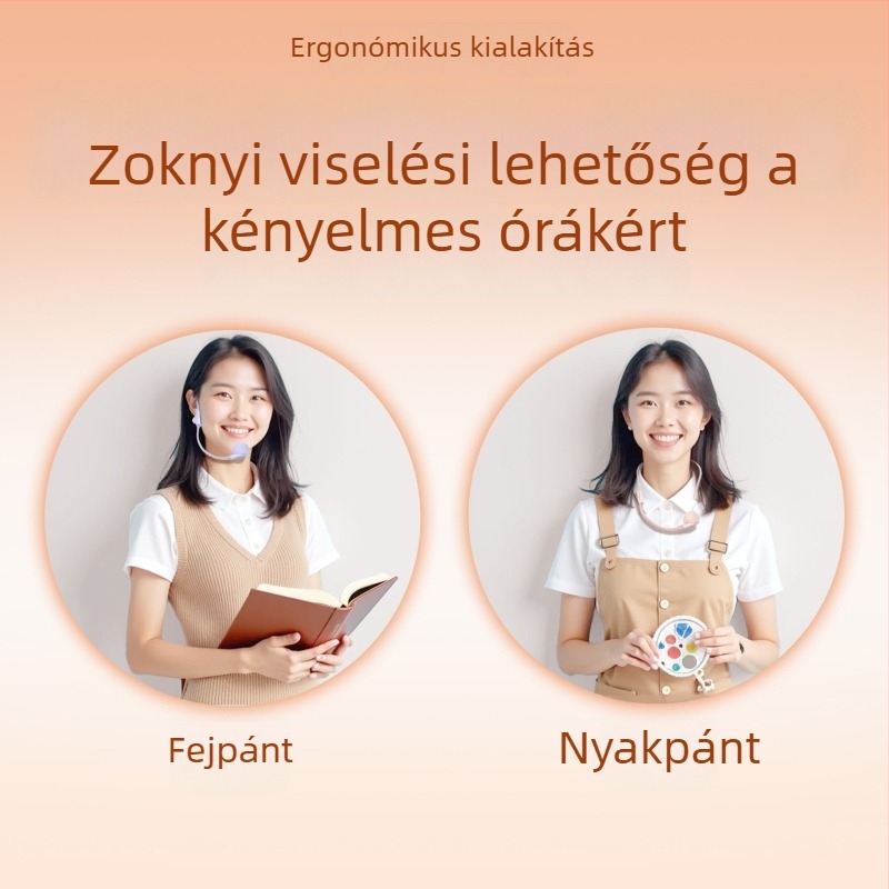 Vezeték nélküli konferenciás fejhallgató-mikrofon fülcsipesz, fejre rögzíthető kialakítás, frekvenciatartomány 30 Hz–15 kHz, SNR ≥70 dB