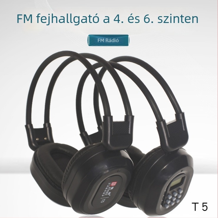 T-13 FM vezeték nélküli átjátszó oktatási és túravezetési célokra – beépített mikrofon, beépített akkumulátor, 2 W, SNR < 60 dB, frekvencia-válasz 18 904 525 367 Hz