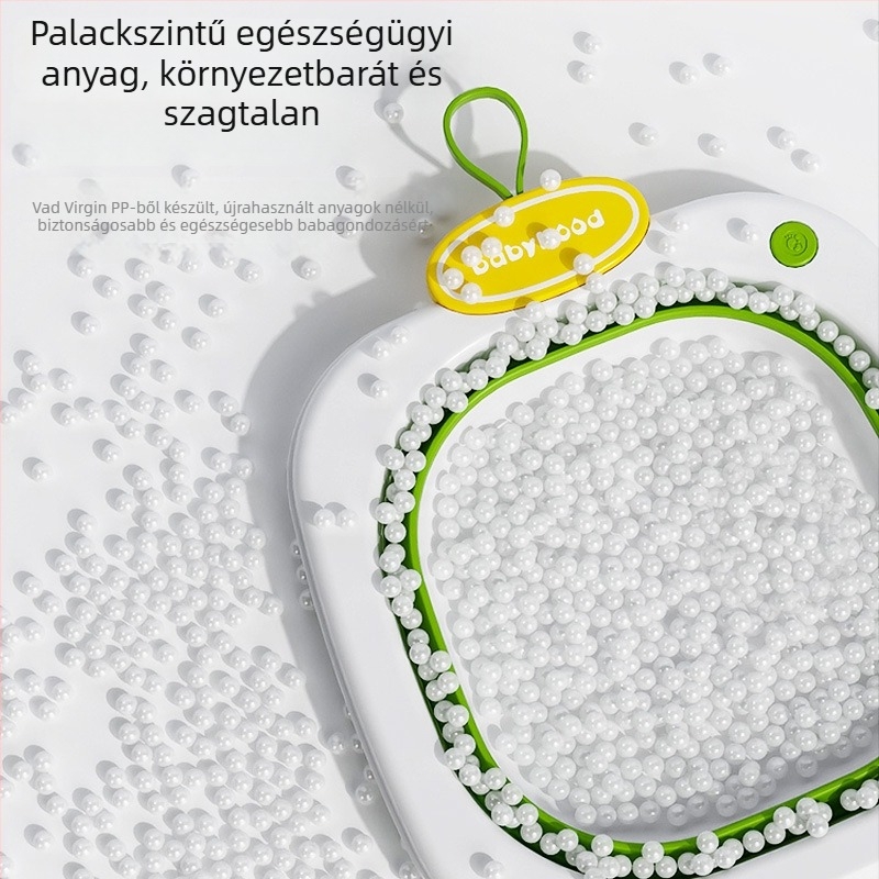 Összecsukható arctisztító tál babáknak és gyerekeknek — hordozható PP/TPE edény, nyomtatott logó, testreszabható