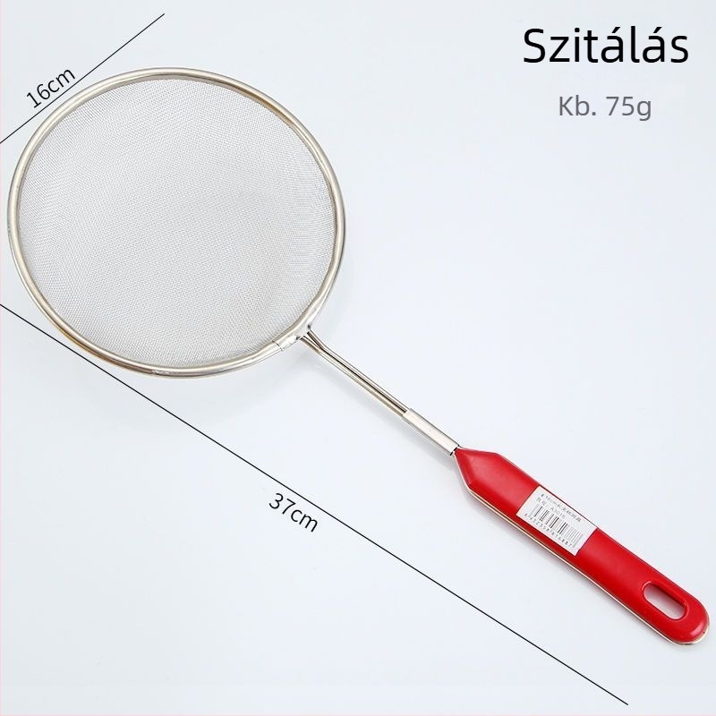 Rozsdamentes acél szűrőkanál madárfészek és szója tejéhez, fin hálószűrő, háztartási konyha, 201 rozsdamentes acél