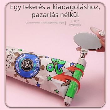 Fogkrémnyomó — kézi, többfunkciós eszköz fogkrémhez, arctisztítóhoz és hajfestékhez (Márka: Wang jingjing; Alkalmas gyermekeknek, tinédzsereknek, középkorúaknak és időseknek; licencelhető magáncímke)