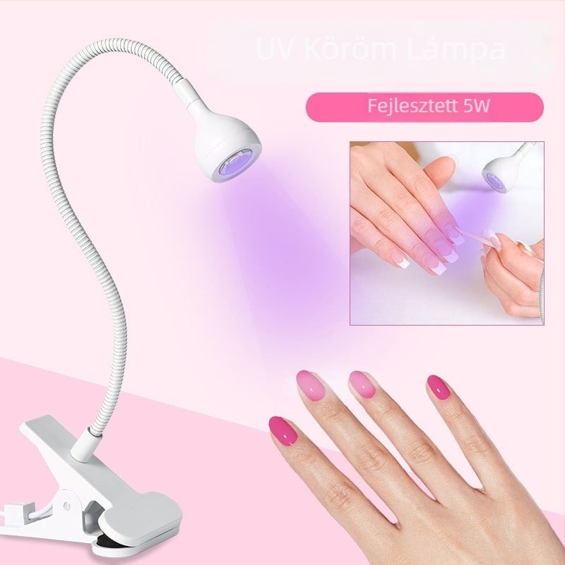 UV/LED körömlámpa, hajlékony fej, USB tápegység, 10 másodperces kötés, modell SKU003100