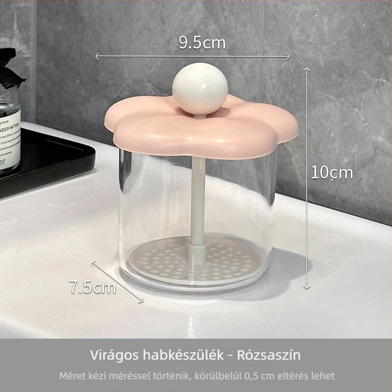 Sampon habosító — kézi habosító; hajmosáshoz és arctisztításhoz; műanyagból