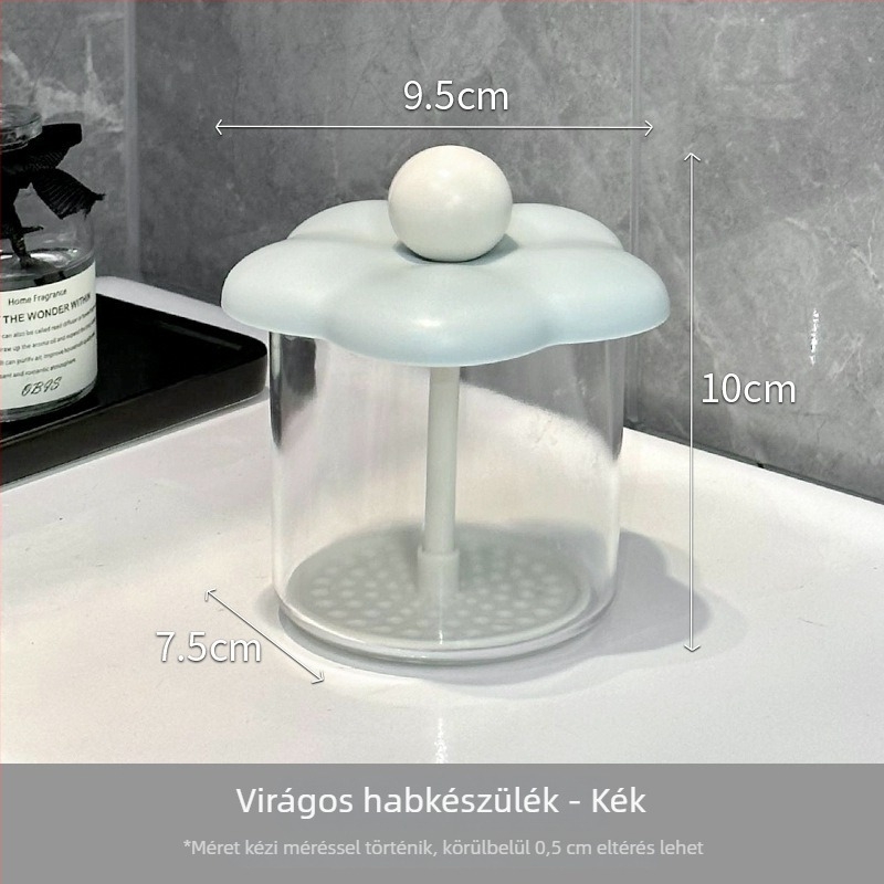 Sampon habosító — kézi habosító; hajmosáshoz és arctisztításhoz; műanyagból
