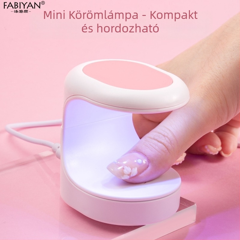 Körömlámpa SKU001577, Kompakt gél-lámpa a körmökhoz, Megakadályozza az ujjak elsötétedését, Gyors száradás