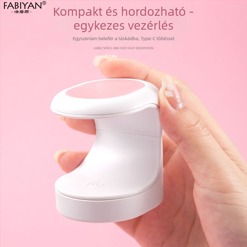 Körömlámpa SKU001577, Kompakt gél-lámpa a körmökhoz, Megakadályozza az ujjak elsötétedését, Gyors száradás