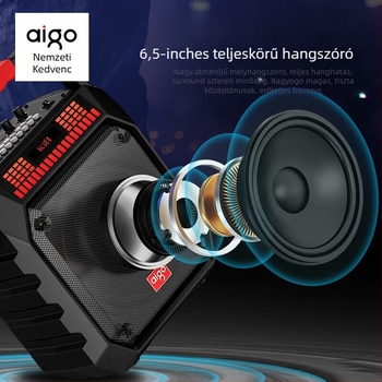 Patriots T52 Bluetooth hangszóró IPX7 vízálló, 100Hz-20kHz tartomány, SNR ≥70dB, ABS ház, Bluetooth 2.0