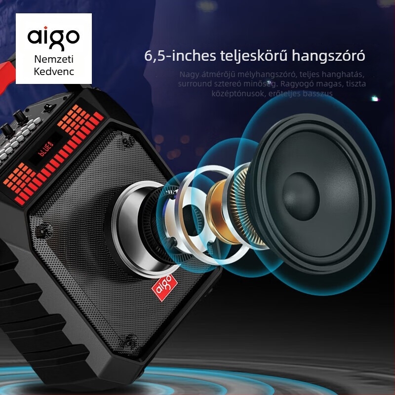 Patriots T52 Bluetooth hangszóró IPX7 vízálló, 100Hz-20kHz tartomány, SNR ≥70dB, ABS ház, Bluetooth 2.0