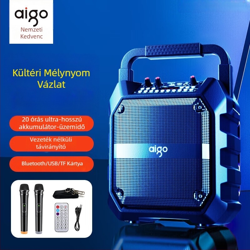 Patriots T52 Bluetooth hangszóró IPX7 vízálló, 100Hz-20kHz tartomány, SNR ≥70dB, ABS ház, Bluetooth 2.0