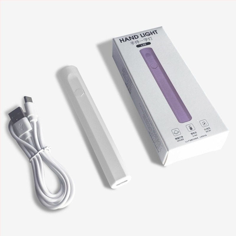 Körömlámpa, kézi, hordozható, újratölthető, modell One Word Lamp, Zhejiang eredetű