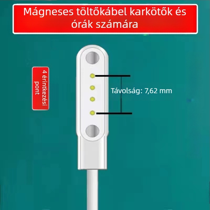 USB töltőkábel telefonos órához (P502)