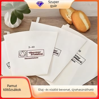 Vastagított egyszer használatos torta dekoráló tasak készlet, élelmiszer-minőségű PE, állati jacquard stílus, tartalmaz dekoráló tippeket, dekoráló tasakokat és dekoráló pisztolyt