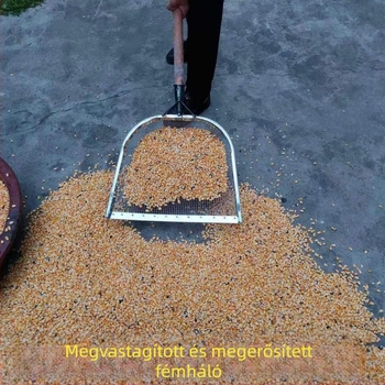 Vasból készült lisztszitó kukoricára, földimogyoróra és gabonafélékre