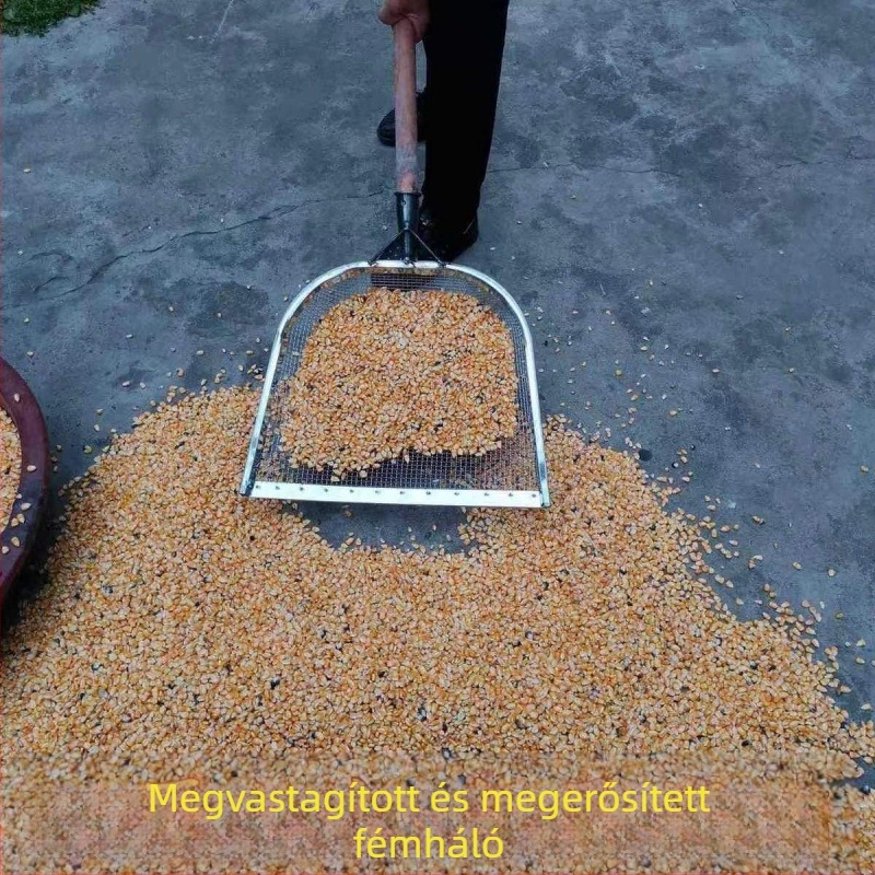 Vasból készült lisztszitó kukoricára, földimogyoróra és gabonafélékre