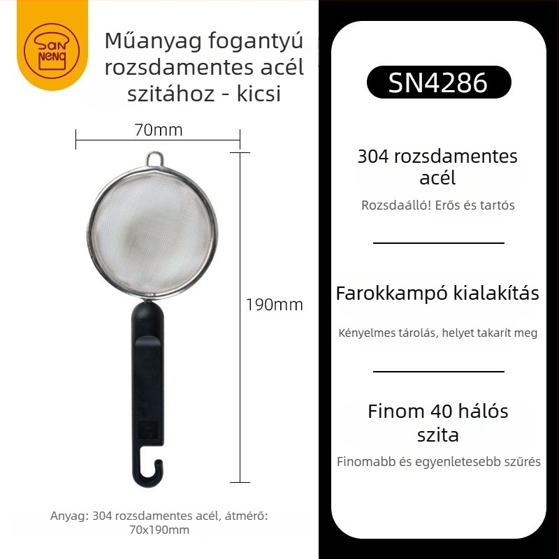 Kézi lisztszitáló, kifinomult stílus, márka Three energy, nem importált