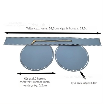 Bucket Bag DIY készlet: PU bőr, városi minimalistikus stílus, vízálló, ultra könnyű, kopásálló (nyár 2024)