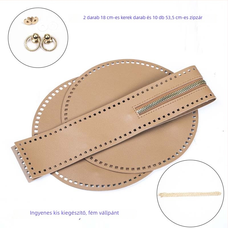 Bucket Bag DIY készlet: PU bőr, városi minimalistikus stílus, vízálló, ultra könnyű, kopásálló (nyár 2024)